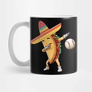 Dabbing baseball taco dab Mug